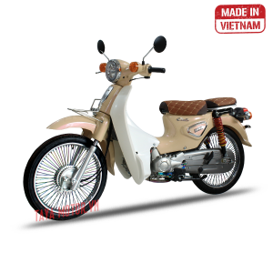 xe máy cub titan màu kem